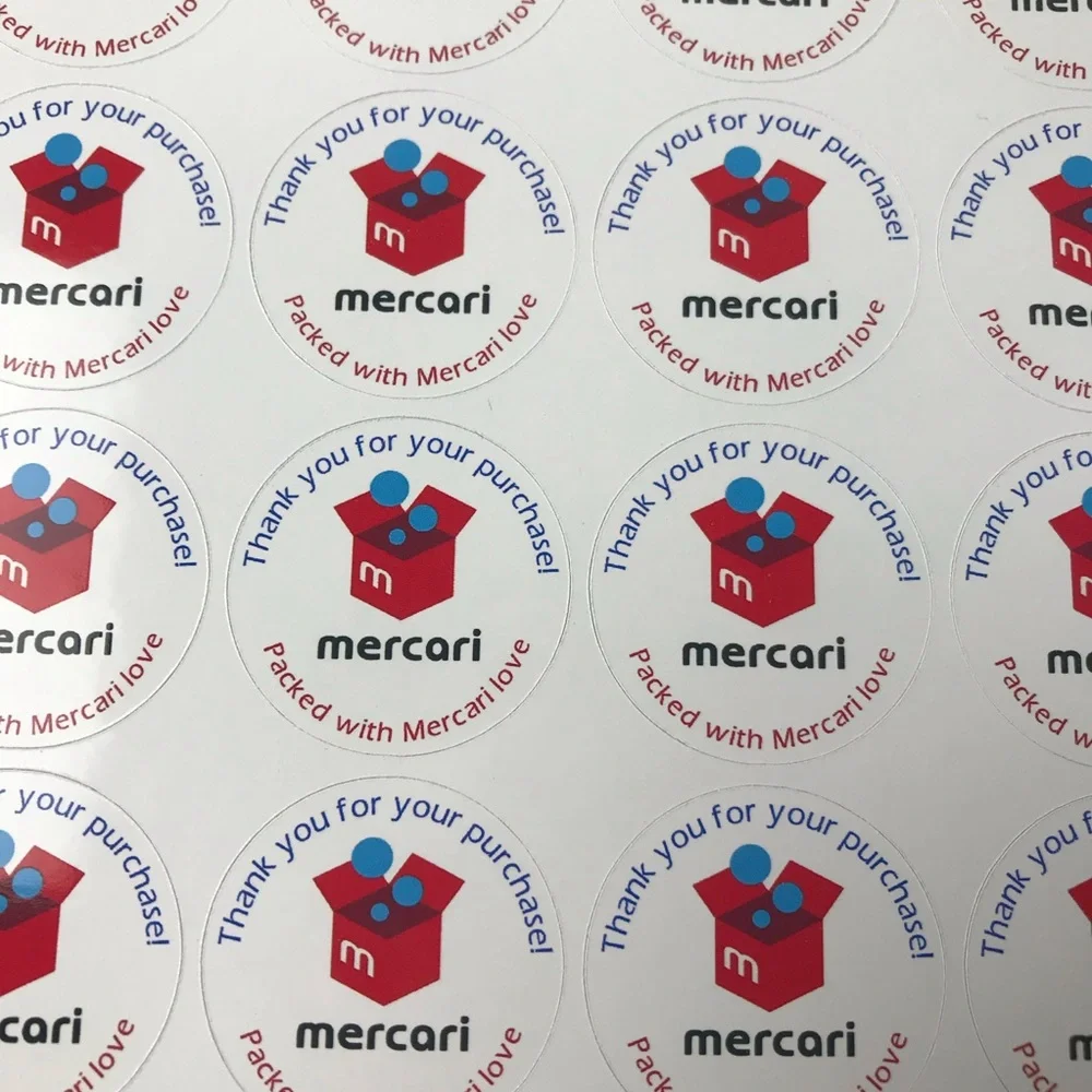 🌻 70 thank you for your purchase stickers